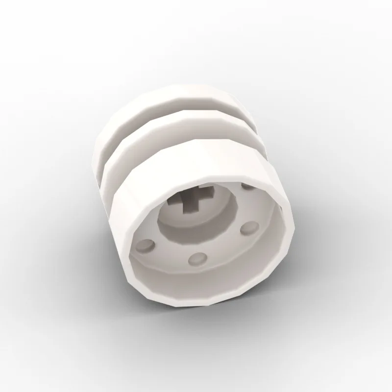 60 uds piezas MOC 55982 rueda 18x14 con orificio de eje Compatible ladrillos DIY montar bloques de construcción partícula chico cerebro juguete para regalo - imagen 4