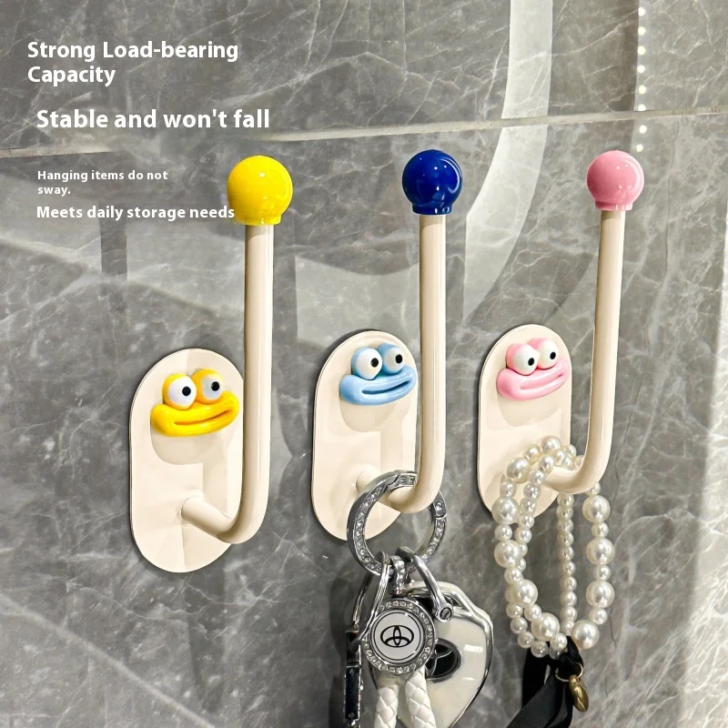 Gancho adhesivo de dopamina para baño, sin perforaciones, soporte de carga fuerte, colgador montado en la pared para el hogar, gorro para ropa de baño, gancho de cocina - imagen 3