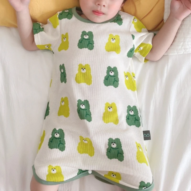 Pelele de verano para bebé con estampado divertido antipatadas - imagen 4