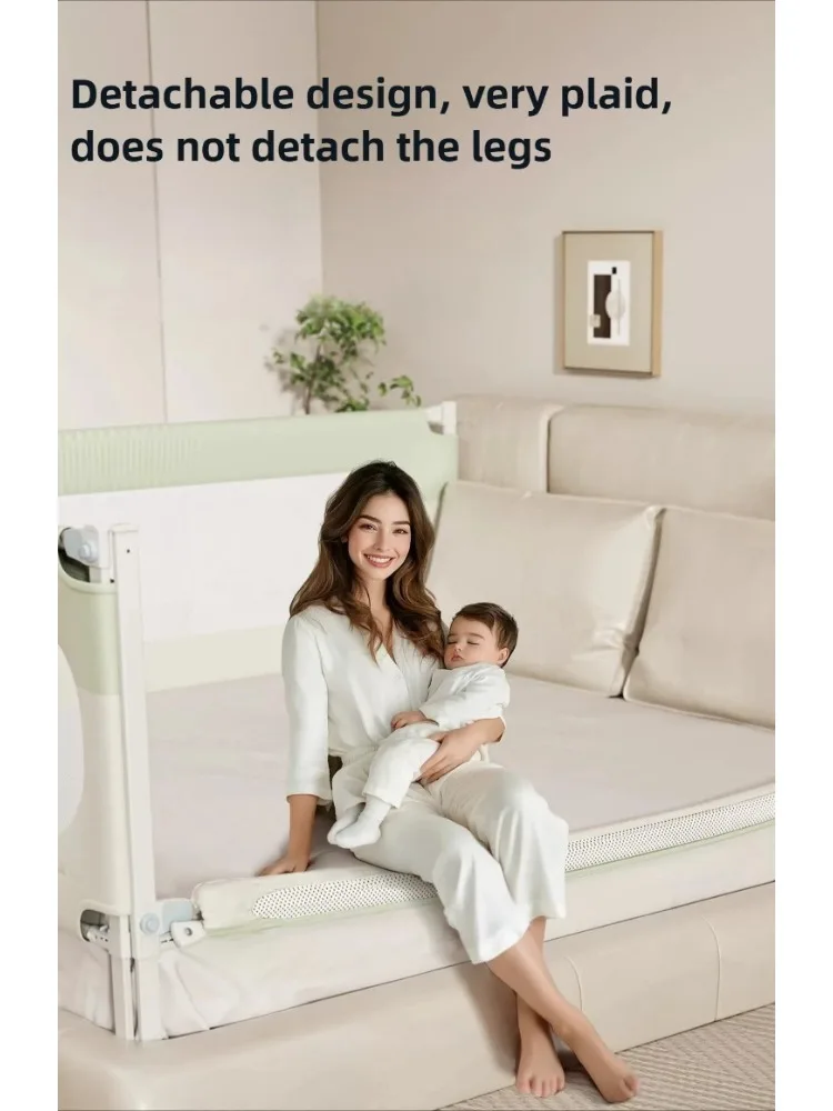 Barandilla de seguridad para cama de bebé y niños – Protector ajustable - imagen 3