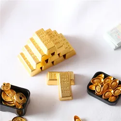 Accesorios dorados para casa de muñecas – Juego de simulación