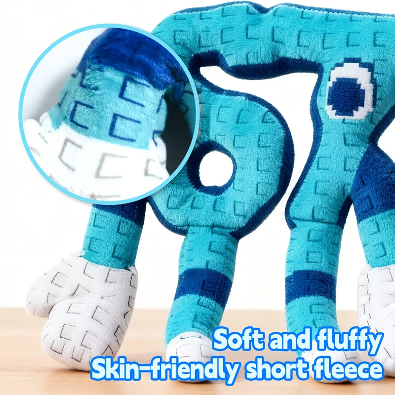 2026 Juguete de peluche de anime Robar A Brainrot Plushies - Azul No. 67 lindos juegos de muñecos de peluche que rodean el regalo de cumpleaños de Navidad para niños - imagen 4