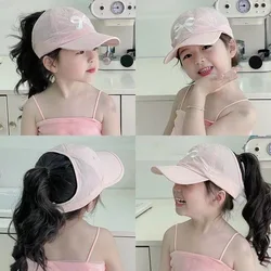 Gorra verano infantil con protección UV 50 - Rosa