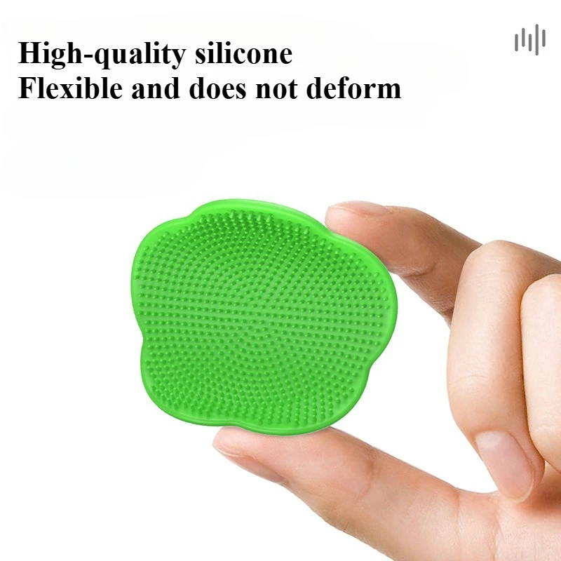 Cepillo de baño para bebé, cepillo para cuna de bebé, cepillo de masaje de silicona, depuradores de silicona, cepillo exfoliante, depurador de piel, esencial para bebé - imagen 5