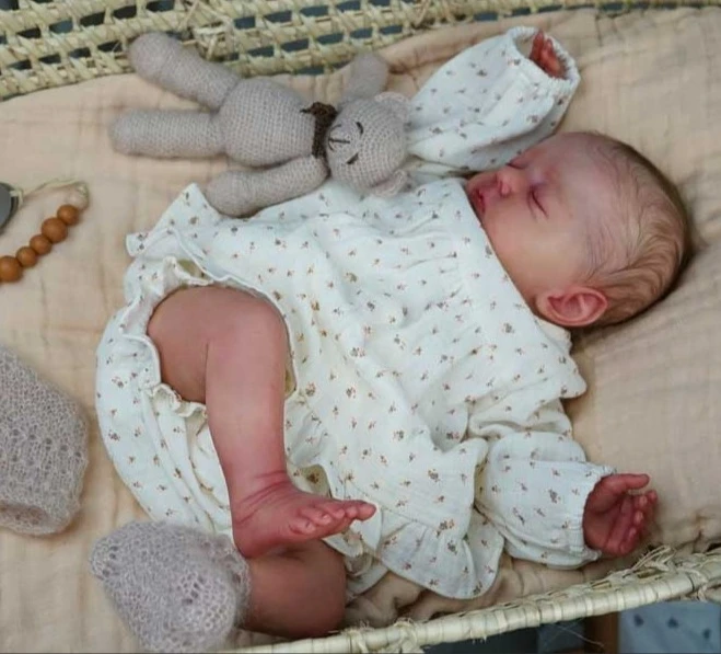 Muñeca reborn Alessia pintada a mano con venas realistas NPK