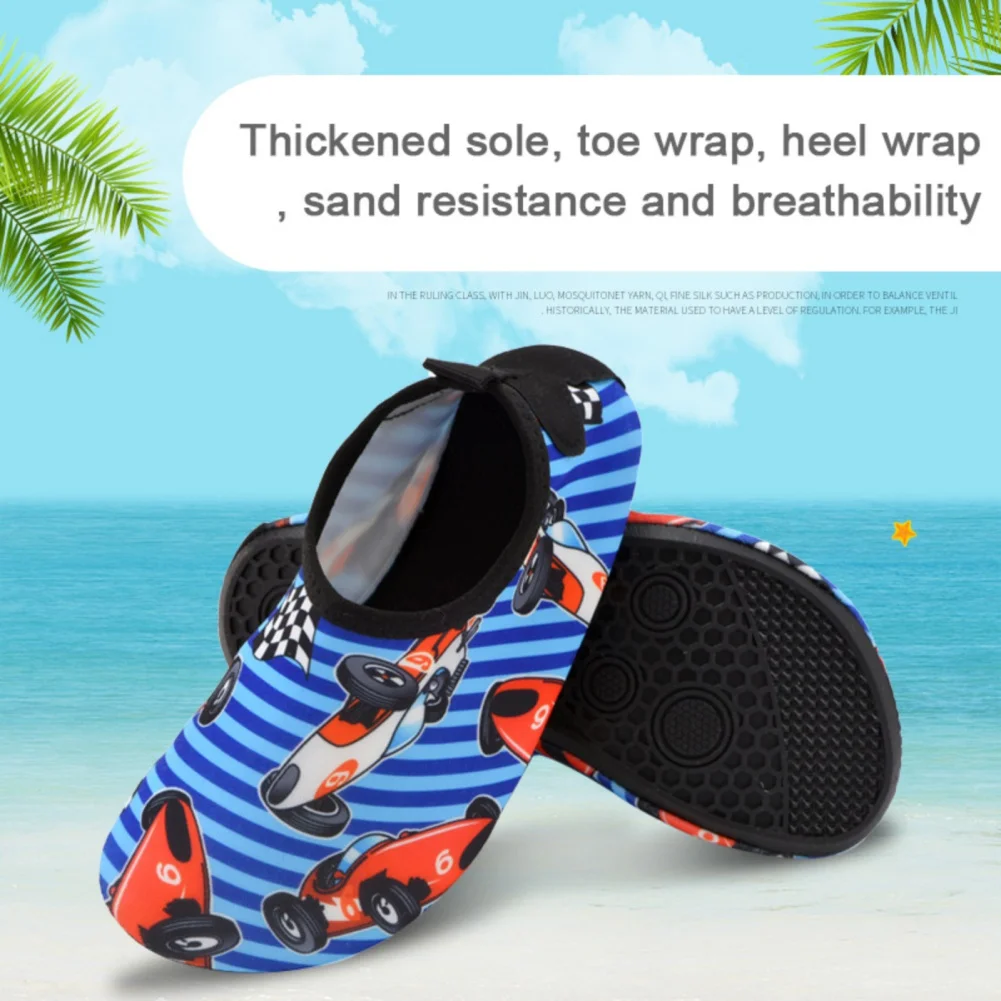 Zapatos de playa de agua para niños y niñas, zapatillas de deportes acuáticos para niños, natación, zapatos acuáticos descalzos, zapatillas de buceo suaves para Surf
