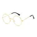 Gold frame white