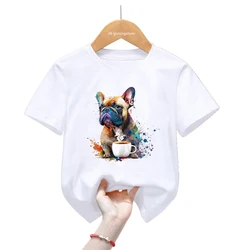 Camiseta Bulldog francés para niños – Estampado divertido