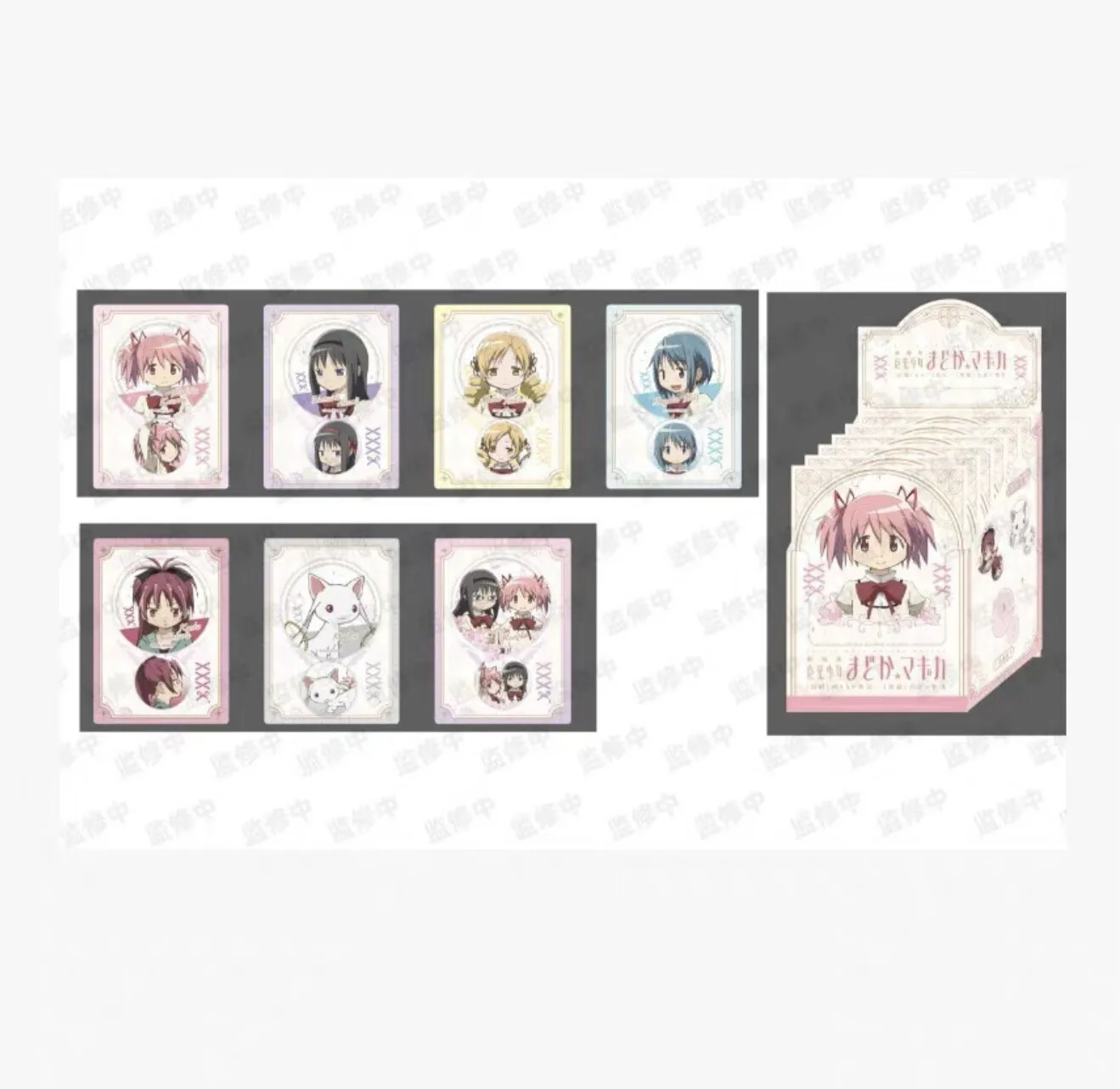 Puella Magi Madoka Magica caja sorpresa misteriosa con pin coleccionable