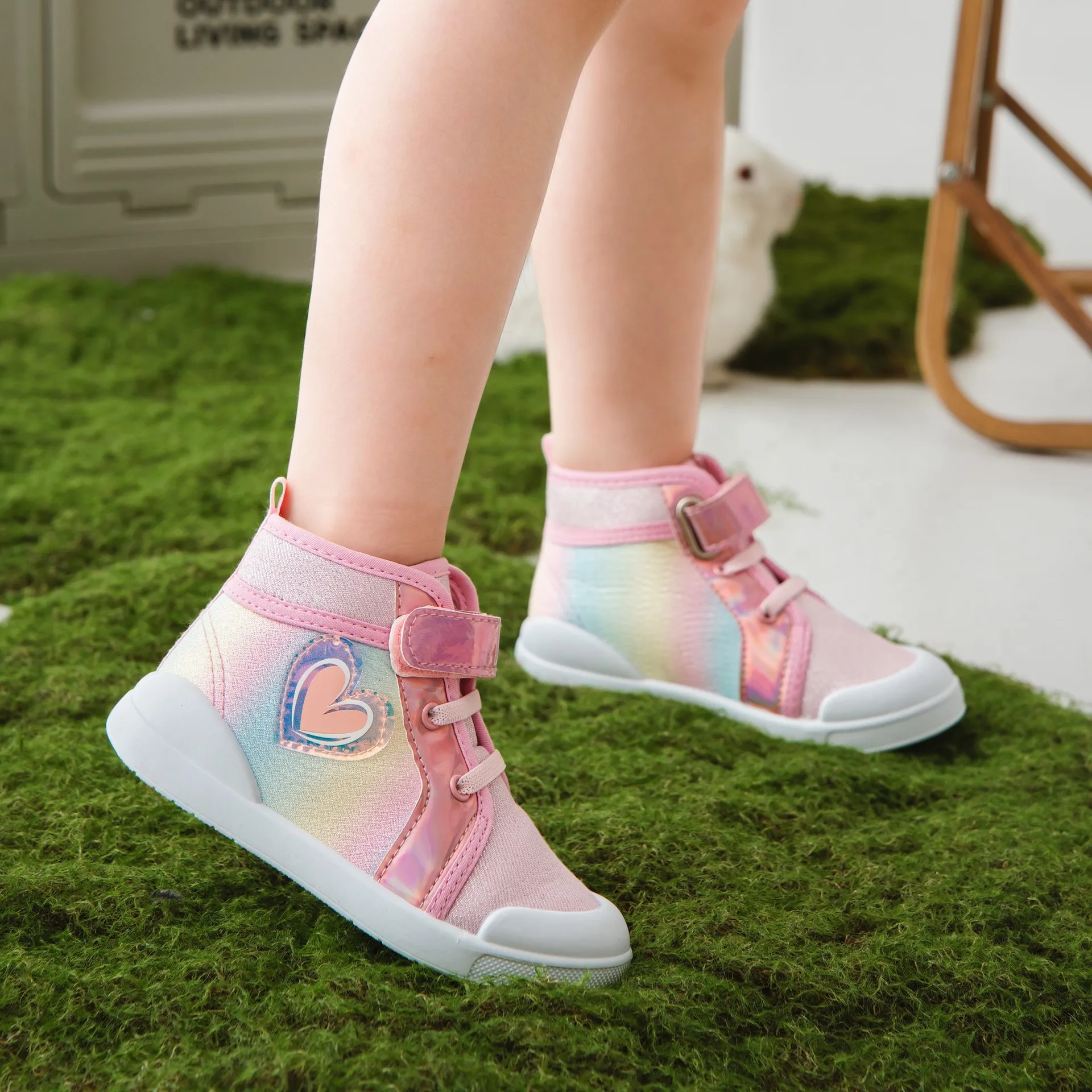 Zapatos de lona para niñas con corazón - Otoño invierno - imagen 3