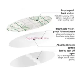 R6FD 20/40/100 Uds protectores oídos impermeables pegatinas tapones para cubrir los oídos natación para bebé