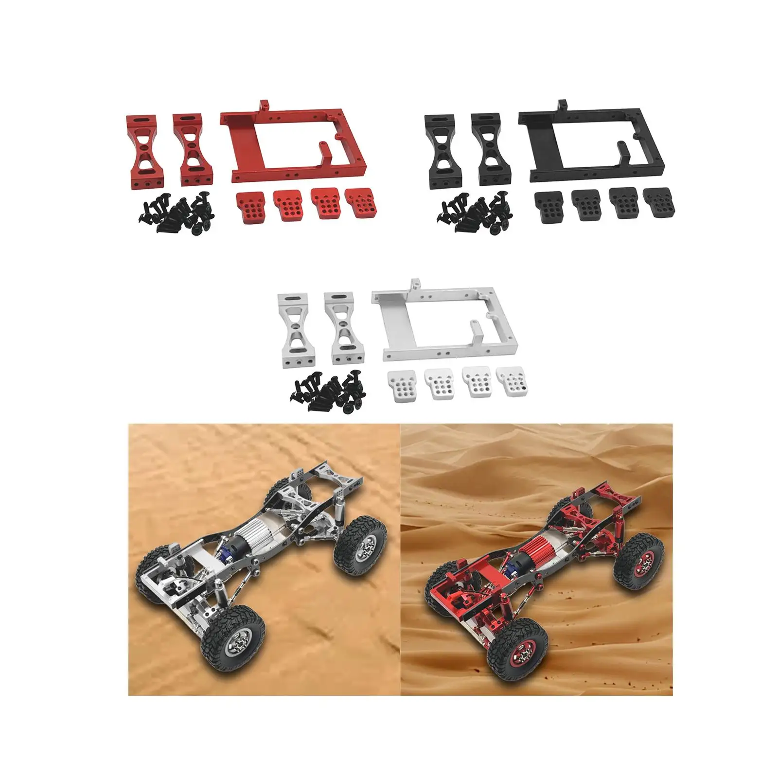 RC Car Spare Part Replacement Part RC Accessories Aluminum for MN98 MN99S D90 D91 D96 B14 B24 B36 C14 C24 C34 C44 C54 1:12 1:16