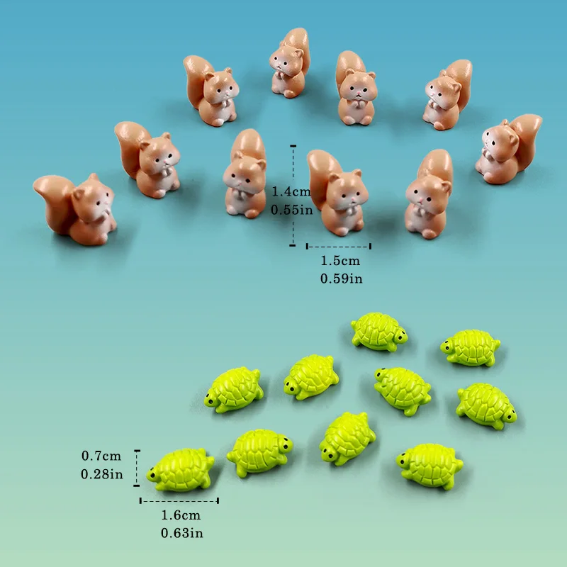 Set de figuras de animales y hadas para jardín infantil - imagen 5