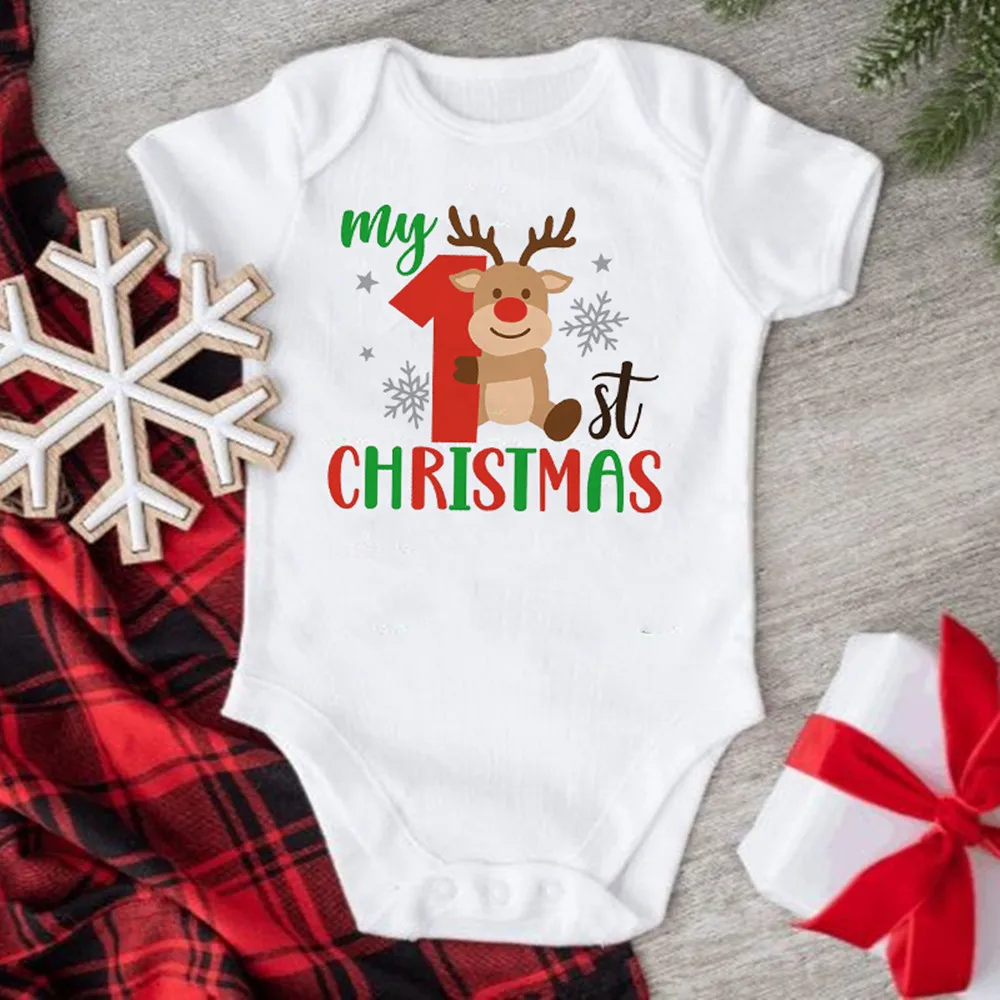 Conjunto navideño de pelele y camiseta para bebé - imagen 4