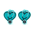 10pcs Turquoise