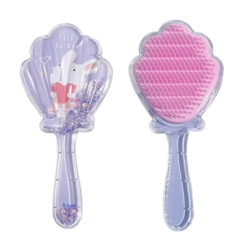 Cepillo desenredante de sirena para niños – Cabello húmedo y seco