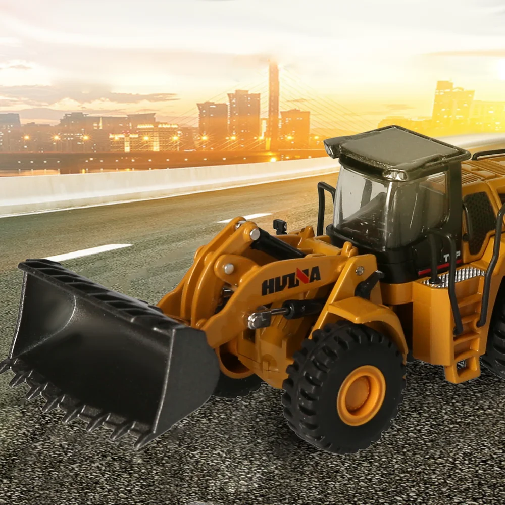 HUINA Excavadora de Juguete 1:60 – Camión Volquete y Bulldozer - imagen 4