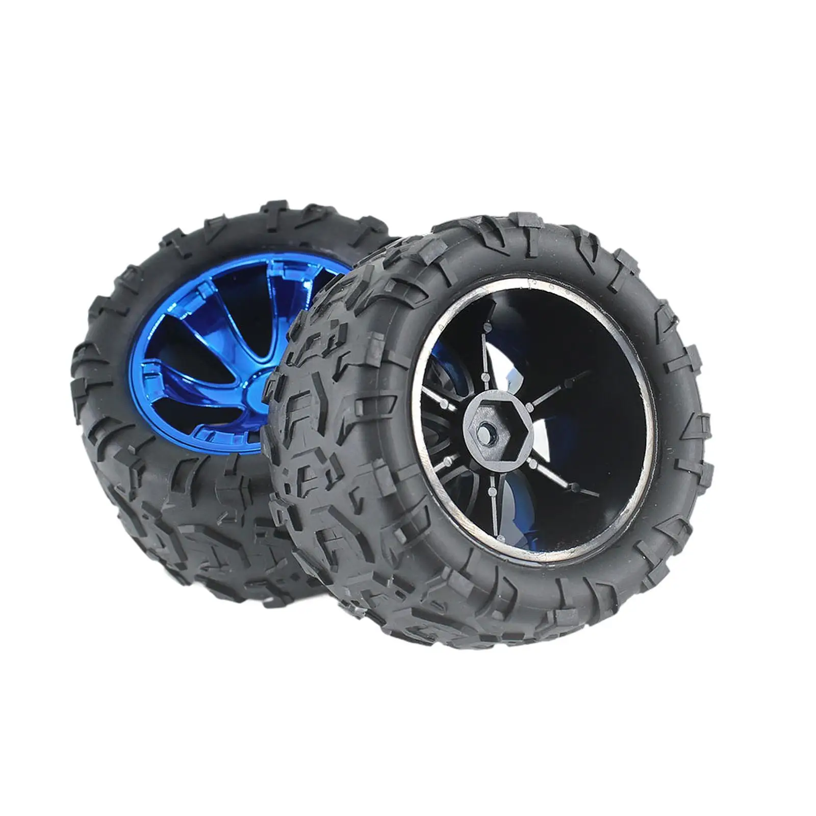 2Pcs 1/14 RC Car Tire Set Professional Easy to Install RC Components Car Spare