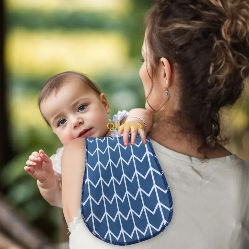Babero bandana de algodón absorbente – Suave y reutilizable para bebé