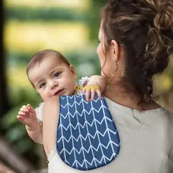 Babero bandana de algodón absorbente – Suave y reutilizable para bebé