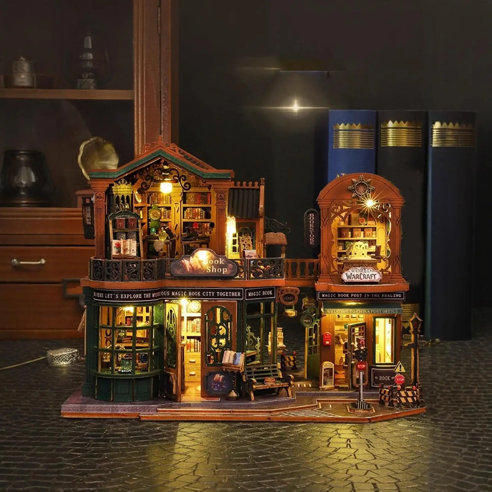 Diy Mini Kits de casa de muñecas adorno juguete educativo para niños mayores de 12 años rompecabezas 3D - imagen 4