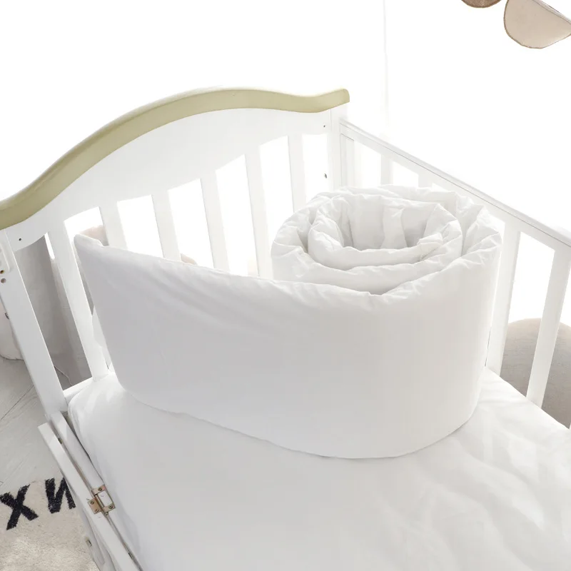 Parachoques cuna tamaño 230x30cm protector bebé forma U-L pieza única - imagen 5