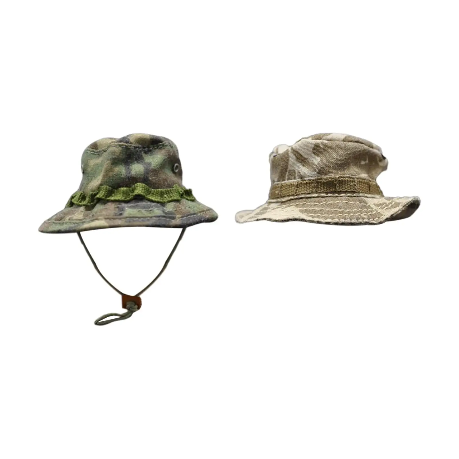 1/6 Scale Wide Brim Bucket Hat Casual Retro Stylish Dress up Cosplay Male Figure Cap Costume for 12'' Action Figures Accessories
