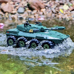 Coche teledirigido anfibio blindado 4x4 para niños