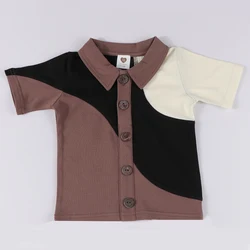Camiseta algodón manga corta/larga para niño niña