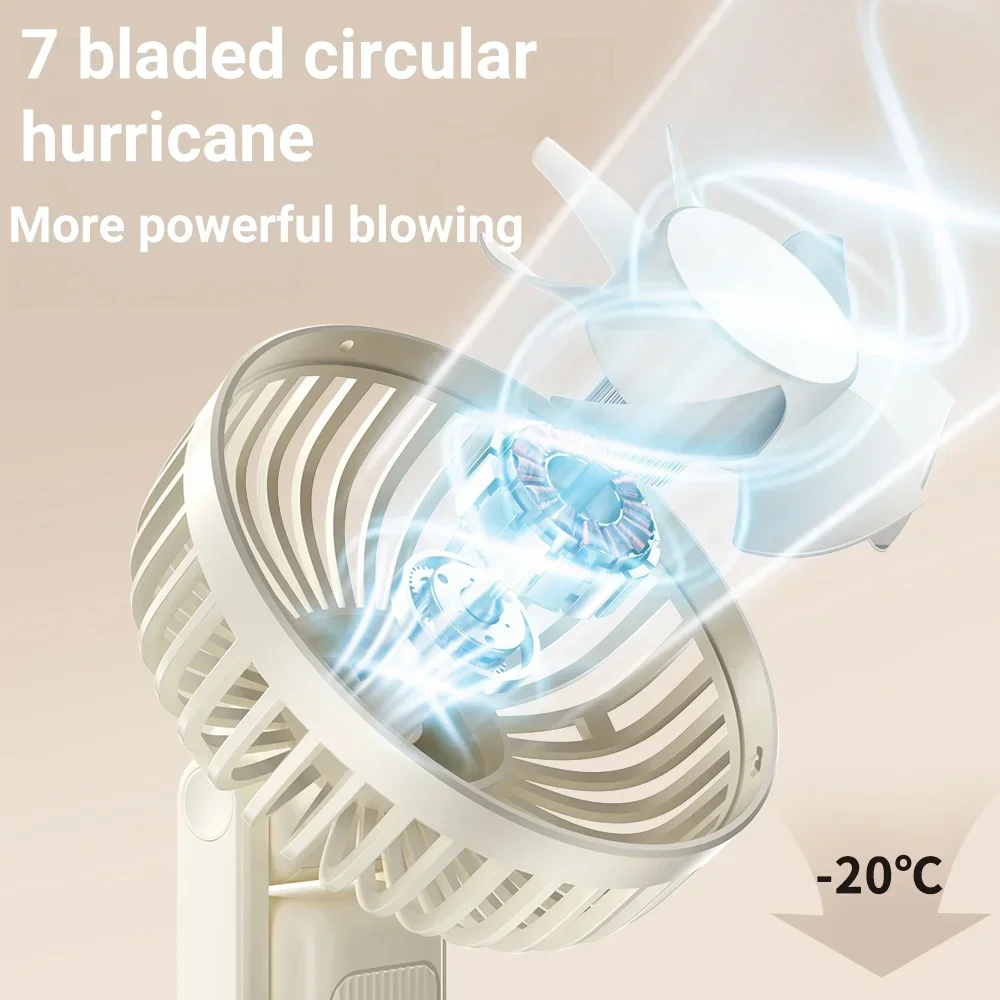Ventilador USB recargable con clip para cochecito de bebé - imagen 5