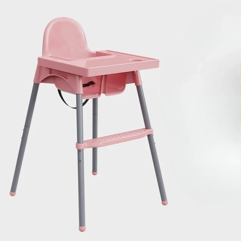 Silla de comedor de seguridad ajustable para niños, mesa y silla de comedor estables para bebés y niños pequeños, silla alta para comer para bebés, silla creciente - imagen 4