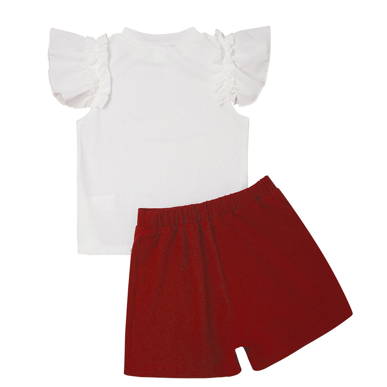 Conjunto de verano para niña: top y falda culotte - imagen 3
