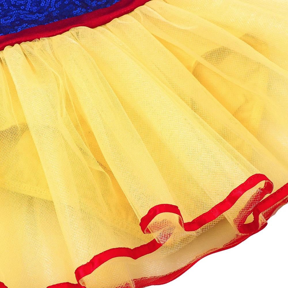Disfraz de bailarina para niña con tutú de volantes - imagen 5