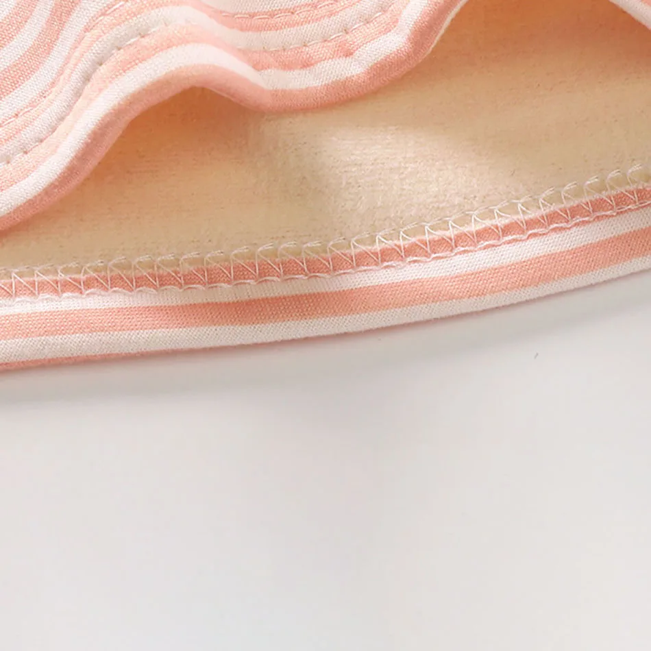 Conjunto de ropa de bebé con forro polar, ropa interior cálida a rayas, ropa de dormir, conjunto de pijama de invierno acogedor para bebés y niños pequeños, niños y niñas - imagen 5