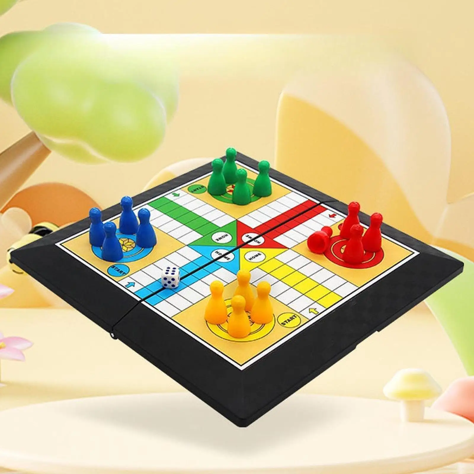 Ludo Classic Toy Board Game Strategy Game for Family Kids Entertainment Ludo Classic Toy Board Game Strategy Game for Family Kids Entertainment