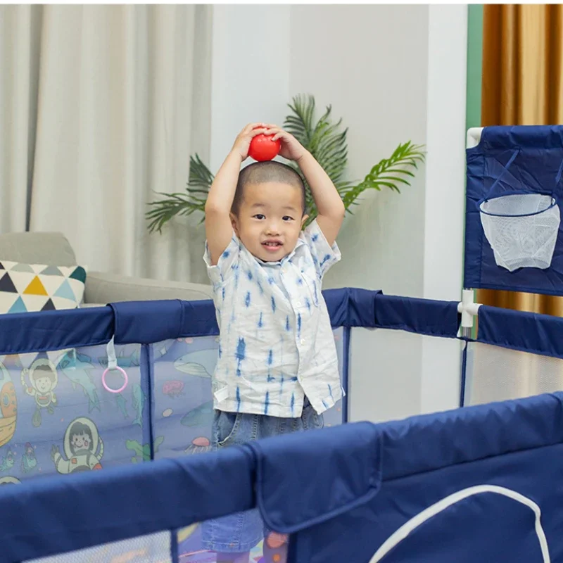 Parque infantil para niños, barrera de seguridad para bebés, parque infantil de actividades para niños, piscina seca interior, valla de seguridad para bebés, muebles de barandilla para niños pequeños - imagen 3