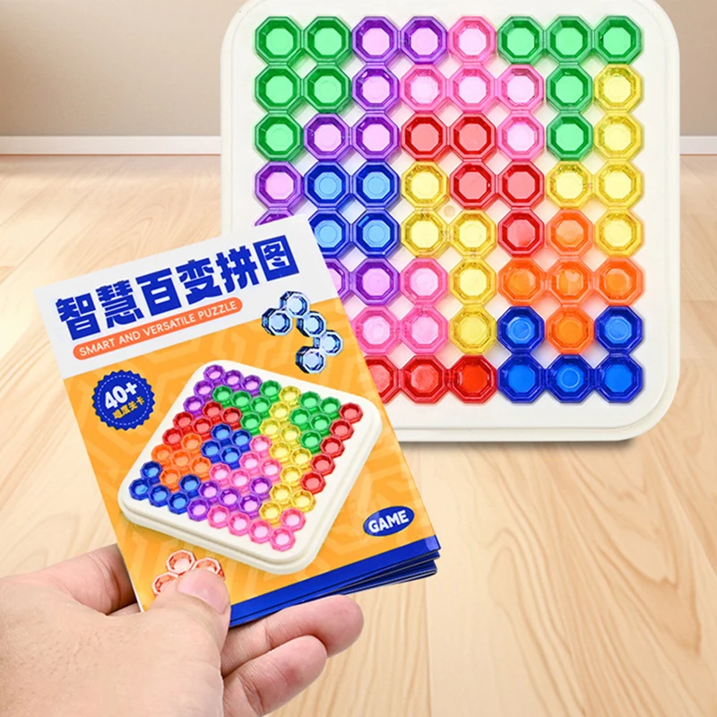 Rompecabezas Tangram Montessori para niños, figuras geométricas 3D, juego de rompecabezas, entrenamiento de pensamiento lógico, juguetes educativos - imagen 4