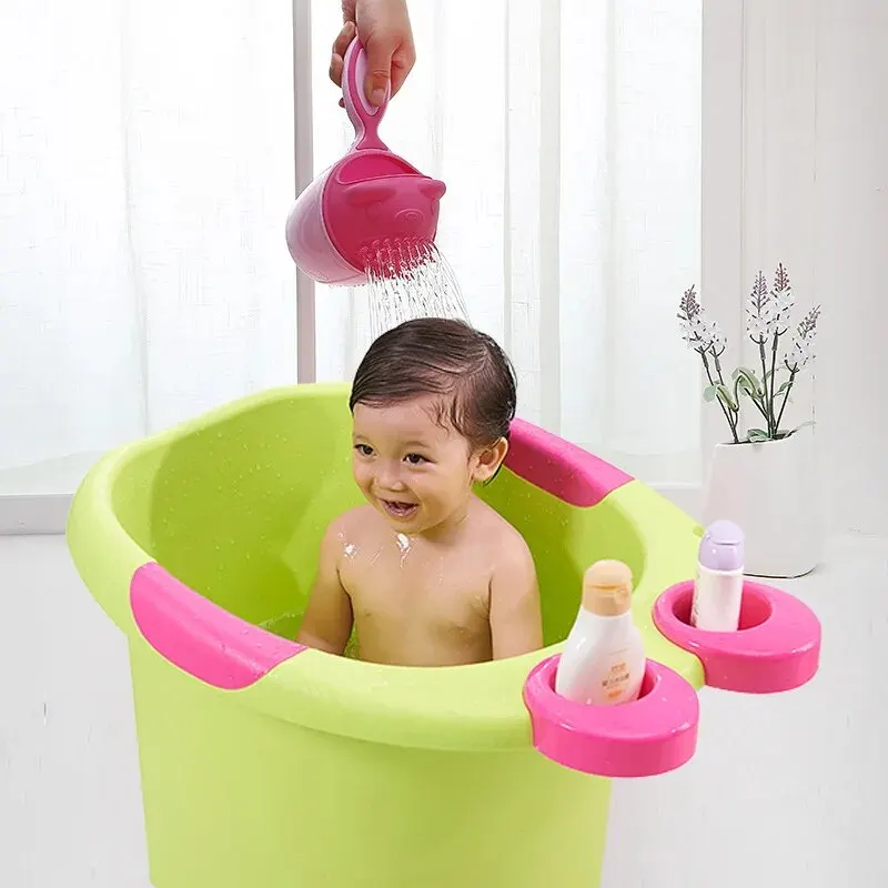 Gorros de baño para bebé, taza de champú para niños pequeños, cucharas de ducha para niños, taza para lavar el cabello, herramienta de baño para proteger los ojos del bebé - imagen 5