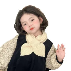 Bufanda para bebé de cuello cruzado, suave y cálida – Estilo coreano
