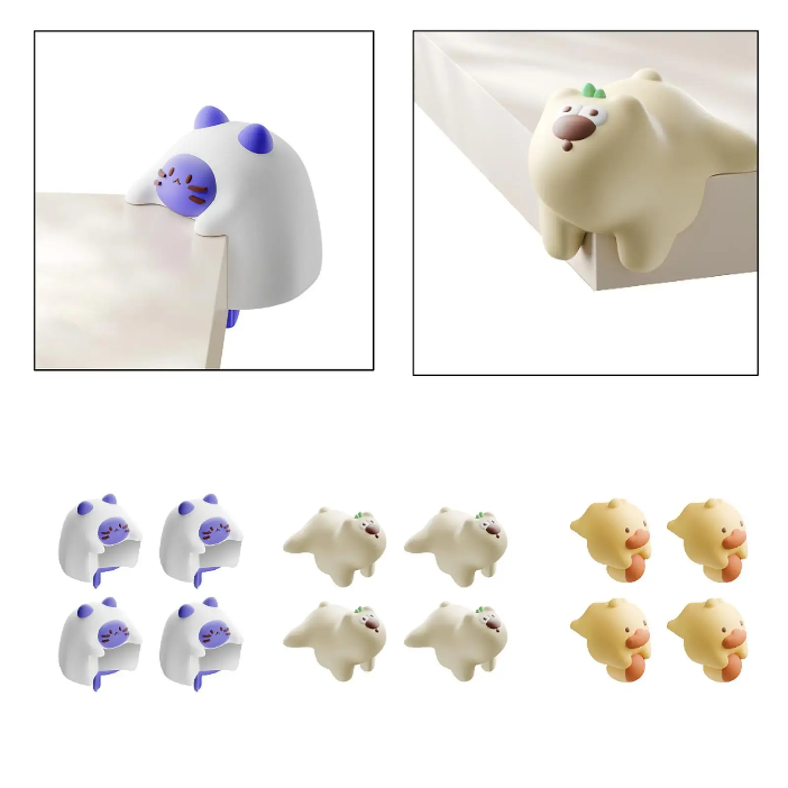 4개 코너 보호대 엣지 안전 가드 쉬운 설치 엣지 가드 가구 엣지 보호대 침실 아기 안전용