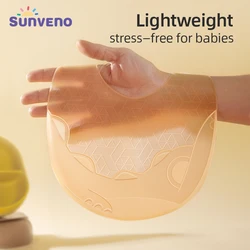 Sunveno Baberos silicona bebé – Antideslizantes ligeros fáciles limpiar