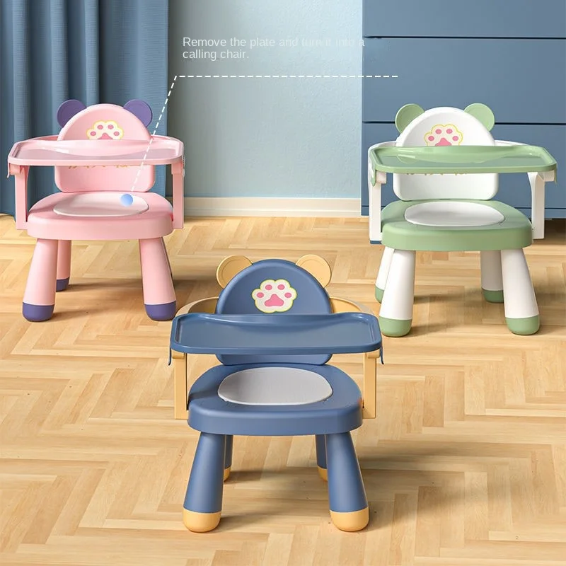 LazyChild Silla reclinable de plástico para bebé – Trona de alimentación infantil - imagen 3