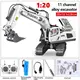 White Excavator