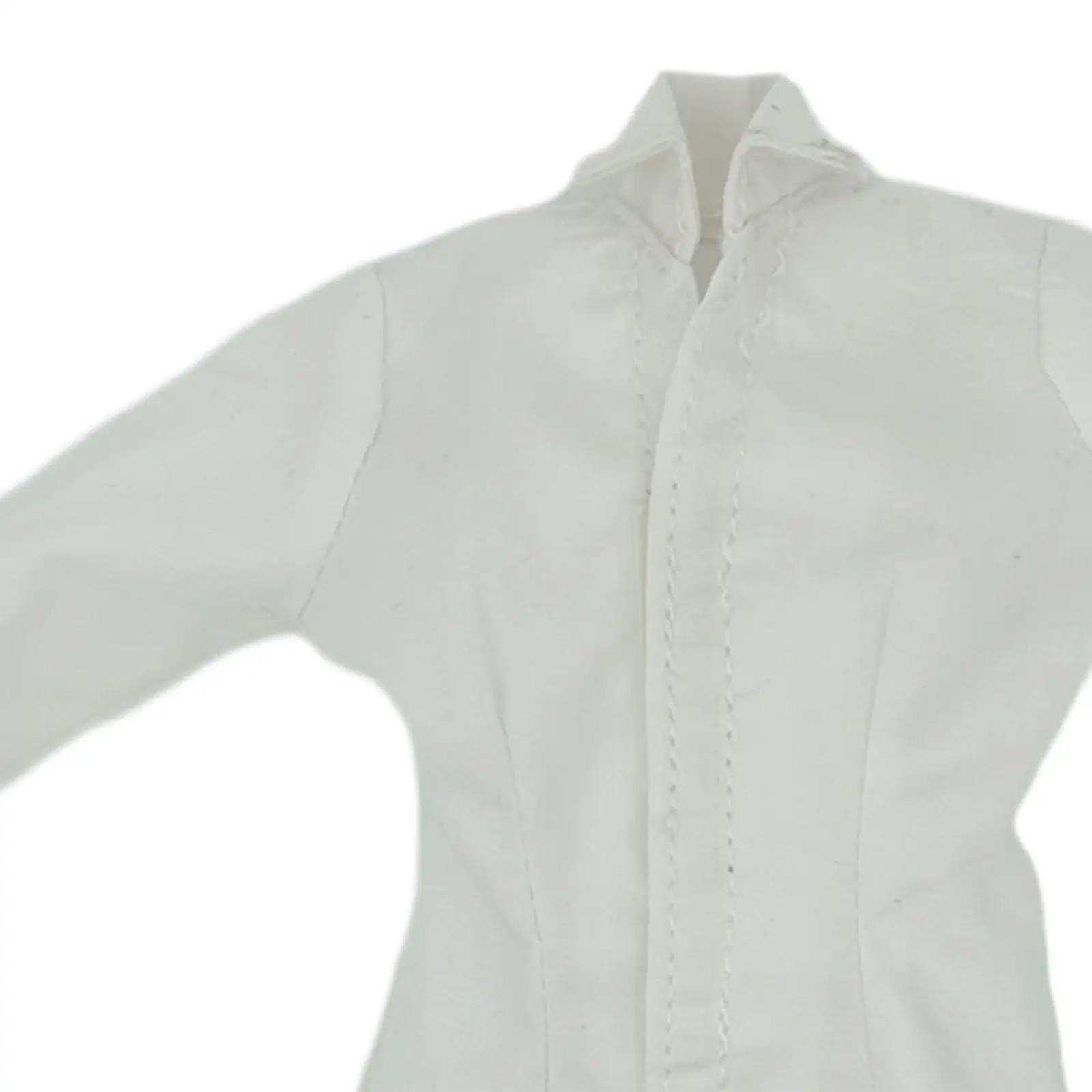 3 Pieces Fashion 1/6 Shirt with Short Skirt Tie for 12in Figures Body Accs