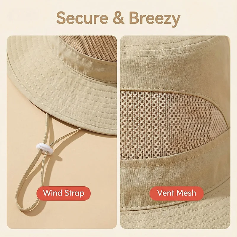Gorra infantil con protección UV transpirable para verano - imagen 3