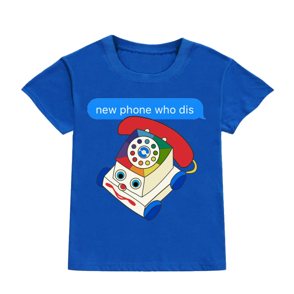 Vista lateral de la camiseta de manga corta infantil