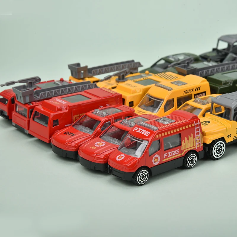 Coche de juguete policial de aleación zinc con mapa de obstáculos - imagen 5