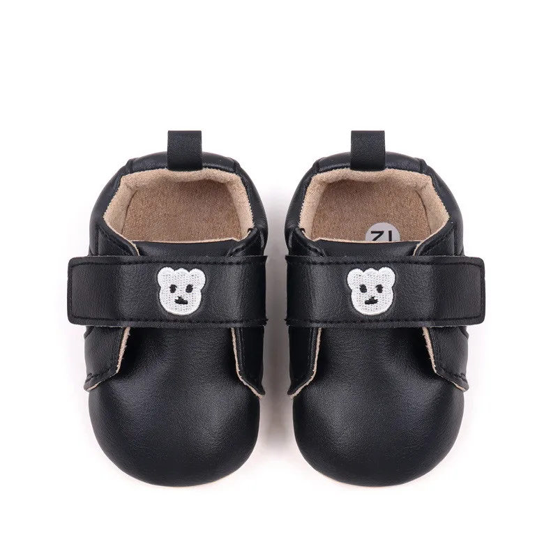 Nuevos zapatos de primavera y otoño para bebés y niños, bonitos zapatos informales antideslizantes con suela de goma de dibujos animados para niños pequeños, primeros caminantes de PU - imagen 5