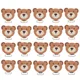 crochet bear-brown