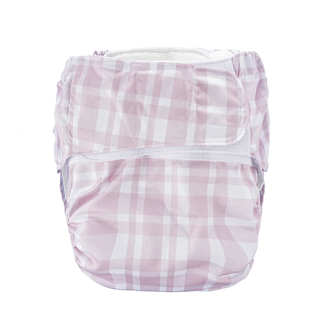 HappyFlute-pañal de gran tamaño para niños y adultos, pañal de tela impermeable con gancho y bucle, con inserto Extra grande, 4 tamaños
